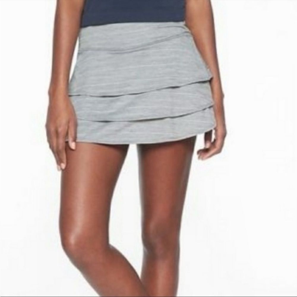 Athleta girl Gray Swagger Tennis Skort